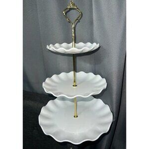 New 3 Tier Cupcake Stand Holder, Plastic Cup Cake Stand Towel